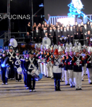Bandas Militares del Ejército Argentino y del Ejército de Colombia.