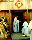 Bendición de la Capillita de Schoenstatt de Maipú, por el Padre Luis Ramírez Víal.