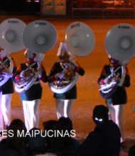 Cuarteto de tubas de la Banda Musical del Ejército Nacional de Colombia.
