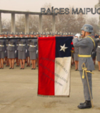 La Bandera de Chile, que es el Estandarte de Combate de cada Unidad Militar, es ante la cual Juran los Soldados de la Patria.