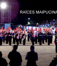 La gran Banda de Conciertos del Ejército de Chile, presente en el Tattoo Militar Chile 2017.