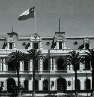 El viejo 'alcázar' de Blanco Encalada, en Santiago, que albergó a la Escuela desde 1967 hasta el 29 de junio de 1994.