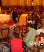 La Rueda de Cantores, en el Santuario de Maipú, tiene lugar entre las 23 horas y las 6 de la madrugada.