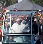 Encuentro del Papa Francisco con los jóvenes, en la explanada del Santuario Nacional de Maipú. 17 de enero de 2018 (3)