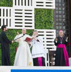 Encuentro del Papa Francisco con los jóvenes, en la explanada del Santuario Nacional de Maipú. 17 de enero de 2018 (61)