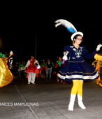 Fiesta de la Promesa 2018 en el Santuario de Maipú. Entrada de Pueblo de los Bailes concurrentes, el sábado 17 por la noche (12)
