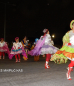 Fiesta de la Promesa 2018 en el Santuario de Maipú. Entrada de Pueblo de los Bailes concurrentes, el sábado 17 por la noche (14)