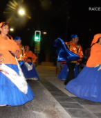 Fiesta de la Promesa 2018 en el Santuario de Maipú. Entrada de Pueblo de los Bailes concurrentes, el sábado 17 por la noche (19)