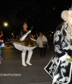 Fiesta de la Promesa 2018 en el Santuario de Maipú. Entrada de Pueblo de los Bailes concurrentes, el sábado 17 por la noche (3)
