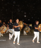 Fiesta de la Promesa 2018 en el Santuario de Maipú. Entrada de Pueblo de los Bailes concurrentes, el sábado 17 por la noche (7)