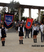 Delegaciones de todos los colegios de la Corporación Municipal de Maipú, tomaron parte en el desfile cívico efectuado en esta ocasión (15)