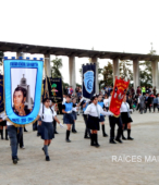 Delegaciones de todos los colegios de la Corporación Municipal de Maipú, tomaron parte en el desfile cívico efectuado en esta ocasión (8)