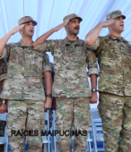 Delegación del Ejército Argentino presente en el acto, perteneciente al Regimiento de Infantería de montaña Nº 11 General Las Heras (1)