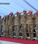 Delegación del Ejército Argentino presente en el acto, perteneciente al Regimiento de Infantería de montaña Nº 11 General Las Heras (2)