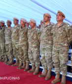 Delegación del Ejército Argentino presente en el acto, perteneciente al Regimiento de Infantería de montaña Nº 11 General Las Heras (5)