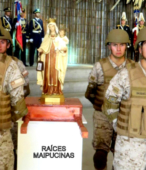 El día 5 de abril, las imágenes peregrinas estuvieron presentes en el Te Deum de los 200 años de la Batalla, en el Santuario Nacional de Maipú (1)