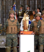 El día 5 de abril, las imágenes peregrinas estuvieron presentes en el Te Deum de los 200 años de la Batalla, en el Santuario Nacional de Maipú (26)