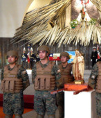 El día 5 de abril, las imágenes peregrinas estuvieron presentes en el Te Deum de los 200 años de la Batalla, en el Santuario Nacional de Maipú (40)