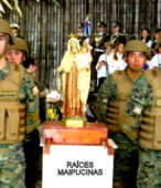 El día 5 de abril, las imágenes peregrinas estuvieron presentes en el Te Deum de los 200 años de la Batalla, en el Santuario Nacional de Maipú (5)