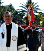 Las imágenes de la Virgen del Carmen peregrinaron desde Arica y Punta Arenas hacia Santiago, pasando por los diferentes cuarteles y reparticiones del Ejército (18)