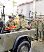 Las imágenes de la Virgen del Carmen peregrinaron desde Arica y Punta Arenas hacia Santiago, pasando por los diferentes cuarteles y reparticiones del Ejército (23)