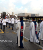 Solemne peregrinación a primera hota del día 5 de abril, desde el Estadio Municipal Coronel Santiago Bueras, hasta el Santuario Nacional de Maipú (17)