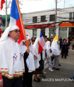 Solemne peregrinación a primera hota del día 5 de abril, desde el Estadio Municipal Coronel Santiago Bueras, hasta el Santuario Nacional de Maipú (28)