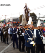 Solemne peregrinación a primera hota del día 5 de abril, desde el Estadio Municipal Coronel Santiago Bueras, hasta el Santuario Nacional de Maipú (33)