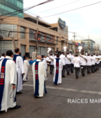 Solemne peregrinación a primera hota del día 5 de abril, desde el Estadio Municipal Coronel Santiago Bueras, hasta el Santuario Nacional de Maipú (34)