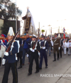 Solemne peregrinación a primera hota del día 5 de abril, desde el Estadio Municipal Coronel Santiago Bueras, hasta el Santuario Nacional de Maipú (40)