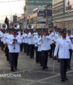 Solemne peregrinación a primera hota del día 5 de abril, desde el Estadio Municipal Coronel Santiago Bueras, hasta el Santuario Nacional de Maipú (45)