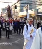 Solemne peregrinación a primera hota del día 5 de abril, desde el Estadio Municipal Coronel Santiago Bueras, hasta el Santuario Nacional de Maipú (47)