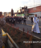Solemne peregrinación a primera hota del día 5 de abril, desde el Estadio Municipal Coronel Santiago Bueras, hasta el Santuario Nacional de Maipú (58)