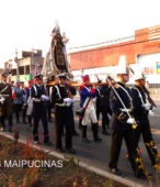 Solemne peregrinación a primera hota del día 5 de abril, desde el Estadio Municipal Coronel Santiago Bueras, hasta el Santuario Nacional de Maipú (59)