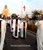Solemne peregrinación a primera hota del día 5 de abril, desde el Estadio Municipal Coronel Santiago Bueras, hasta el Santuario Nacional de Maipú (63)