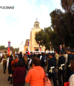 Solemne peregrinación a primera hota del día 5 de abril, desde el Estadio Municipal Coronel Santiago Bueras, hasta el Santuario Nacional de Maipú (73)
