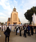 Solemne peregrinación a primera hota del día 5 de abril, desde el Estadio Municipal Coronel Santiago Bueras, hasta el Santuario Nacional de Maipú (74)