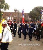 Solemne peregrinación a primera hota del día 5 de abril, desde el Estadio Municipal Coronel Santiago Bueras, hasta el Santuario Nacional de Maipú (78)