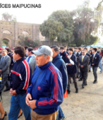 Solemne peregrinación a primera hota del día 5 de abril, desde el Estadio Municipal Coronel Santiago Bueras, hasta el Santuario Nacional de Maipú (80)